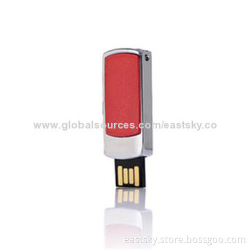 Custom Slide USB Drive with 64MB to 32GB Capacity, 2.0 Interface, OEM Services are Provided